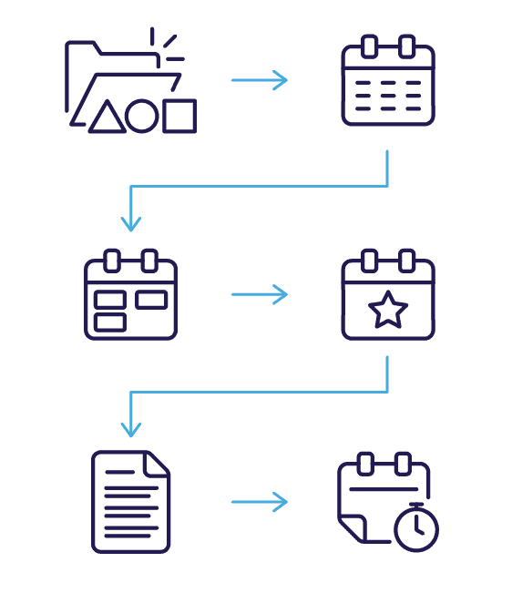 Marketing Calendar Diagram
