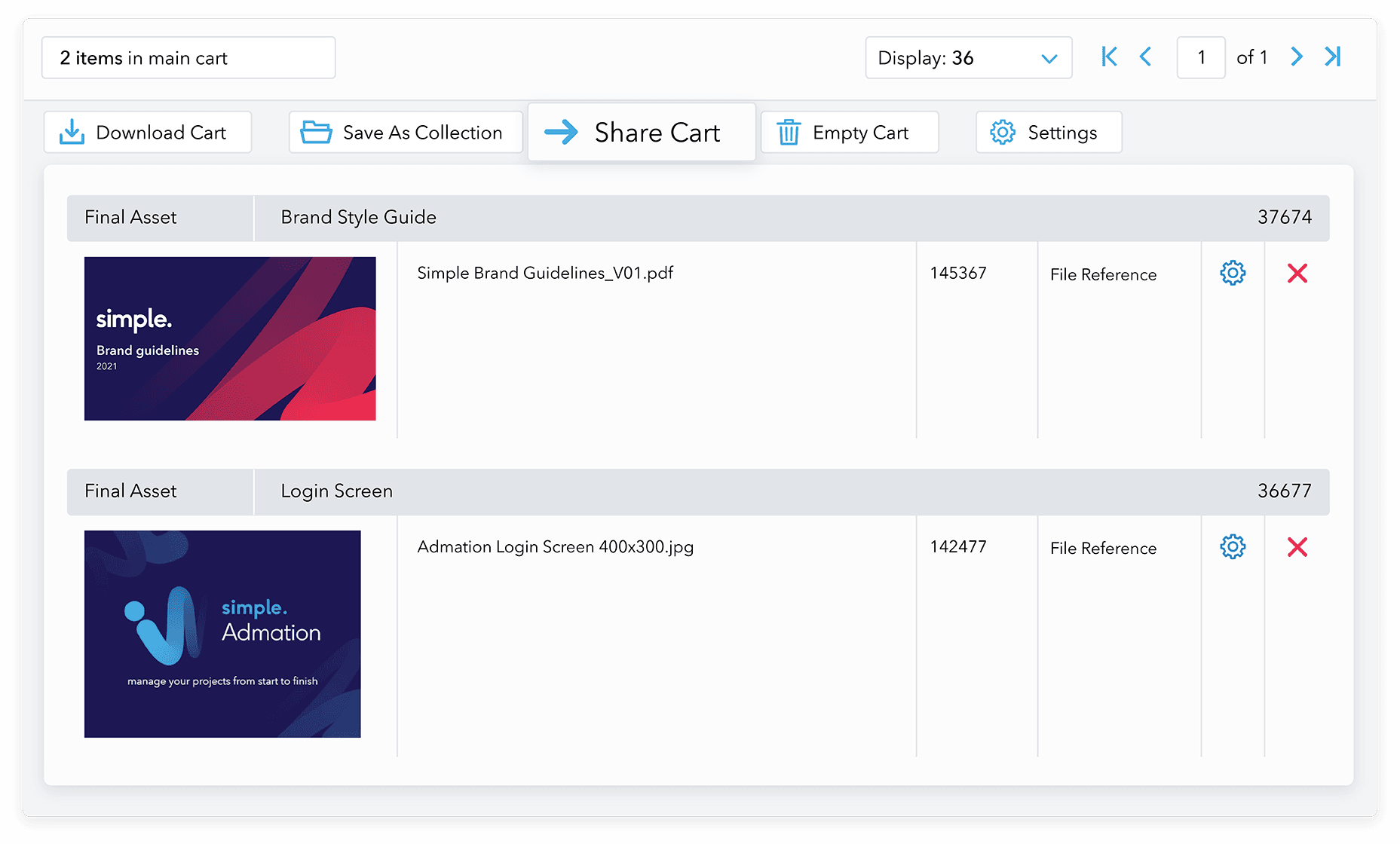 Admation: Share Files